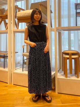 「初夏のお出掛けコーデ」｜LISAさん（レディース・161cm）の夏コーディネート