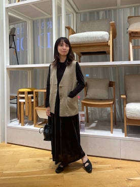 「URBAN RESEARCH DOORS（アーバンリサーチドアーズ）のアイテム（シューズ）」を使った、LISAさん（レディース・161cm）の秋コーディネート