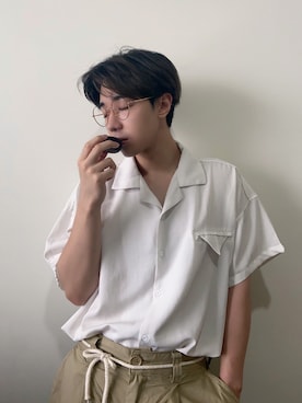 「PHANTACi（ファンタシー）のアイテム（パンツ）」を使った、Haochanghxxさん（メンズ・165cm）の夏コーディネート