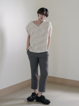 「GIVENCHY（ジバンシイ）のアイテム（シューズ）」を使った、Haochanghxxさん（メンズ・165cm）の秋コーディネート