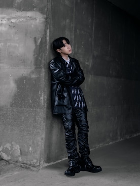 「GIVENCHY（ジバンシイ）のアイテム（シューズ）」を使った、Haochanghxxさん（メンズ・165cm）の秋コーディネート