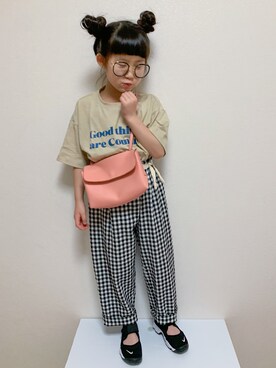 「アイテム（サンダル）」を使った、coco♩¨̮⑅*さん（キッズ・120cm）の夏コーディネート