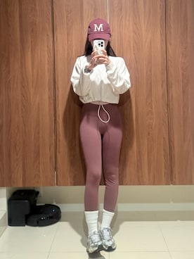 「Mardi Mercredi（マルディメクルディ）のアイテム」を使った、前田希美さん（レディース・159cm）の春コーディネート