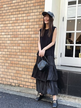 「N WITH.（エヌウィズ）のアイテム（ワンピース/ドレス）」を使った、前田希美さん（レディース・158cm）の夏コーディネート