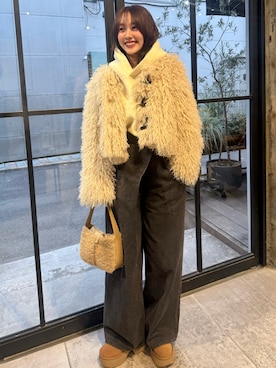 「アイテム（ブーツ）」を使った、前田希美さん（レディース・159cm・30代）の秋コーディネート