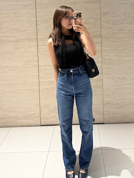 「CLANE（クラネ）のアイテム」を使った、前田希美さん（レディース・159cm）の夏コーディネート