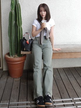 「アイテム（ハンドバッグ）」を使った、前田希美さん（レディース・158cm・30代）の秋コーディネート