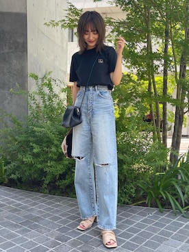 前田希美さんの（MOUSSY | マウジー）を使ったコーディネート