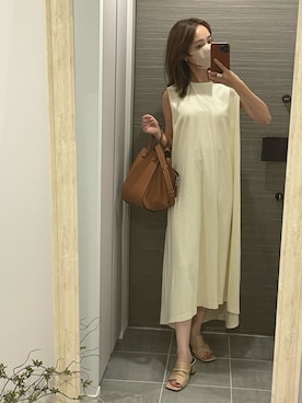 「N WITH.（エヌウィズ）のアイテム（ワンピース/ドレス）」を使った、前田希美さん（レディース・158cm）の夏コーディネート