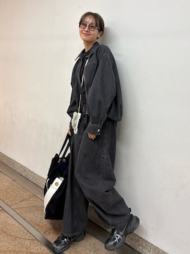 「N WITH.（エヌウィズ）のアイテム」を使った、前田希美さん（レディース・159cm）の春コーディネート
