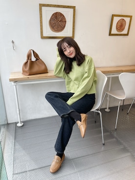 前田希美さん(レディース・158cm)の冬コーディネート