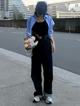 前田希美さん(レディース・159cm)の春コーディネート