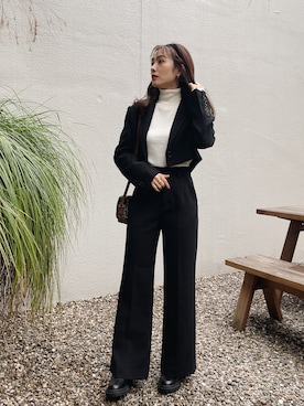 前田希美さん（レディース・158cm）の秋コーディネート