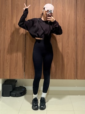 前田希美さん（レディース・159cm）の春コーディネート