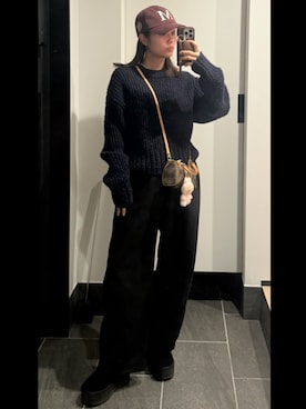 「アイテム（ブーツ）」を使った、前田希美さん（レディース・159cm・30代）の秋コーディネート