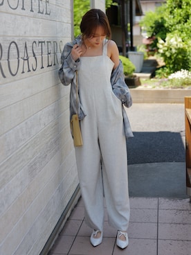 「CLANE（クラネ）のアイテム」を使った、前田希美さん（レディース・159cm）の春コーディネート