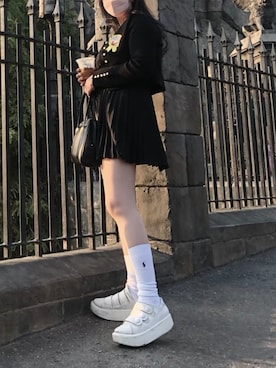 「TOKYO BOPPER（TOKYO BOPPER）のアイテム（スニーカー、ホワイト系）」を使った、、さん（レディース・162cm）の夏コーディネート