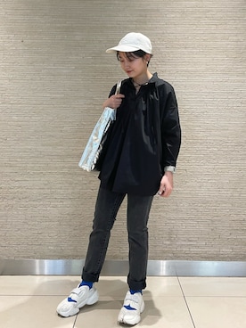 「KUROデニム」｜suuさん（レディース・151cm）の春コーディネート