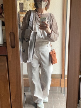 「CITEN（シテン）のアイテム（つなぎ/オールインワン）」を使った、emmaさん（レディース・162cm）の秋コーディネート