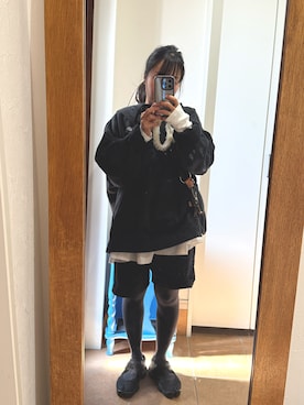 「アイテム（パーカー）」を使った、makkoさん（レディース・149cm・30代）の秋コーディネート