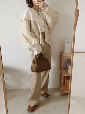「RAY CASSIN（レイカズン）のアイテム」を使った、yumi.さん（レディース・151cm）の冬コーディネート