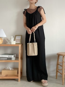 「Cheri（シェリ）のアイテム」を使った、yumi.さん（レディース・151cm）の夏コーディネート