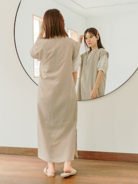 「Amourire（アムリール）のアイテム」を使った、yumi.さん（レディース・151cm）の夏コーディネート