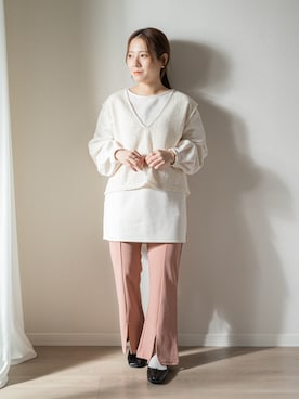 「Amourire（アムリール）のアイテム」を使った、yumi.さん（レディース・151cm）の冬コーディネート