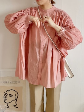 「RAY CASSIN（レイカズン）のアイテム」を使った、yumi.さん（レディース・151cm）の春コーディネート