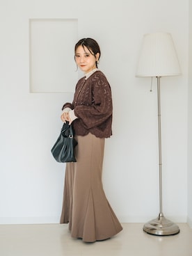 「Amourire（アムリール）のアイテム」を使った、yumi.さん（レディース・151cm）の夏コーディネート