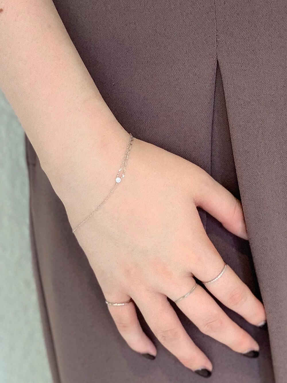 PAS TIERRA（パティエラ）の「[Briller] K10ハーフエタニティ