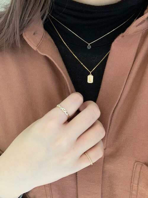 PAS TIERRA（パティエラ）の「-Briller- K10インフィニティリング