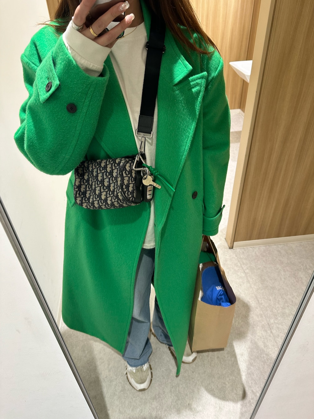 MAISON SPECIAL グリーン オーバーテーラードコート サイズ38