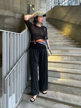 TOKUMURA_161cmさん(レディース・161cm)の夏コーディネート