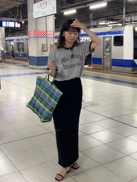 TOKUMURA_161cmさん（レディース・161cm）の夏コーディネート