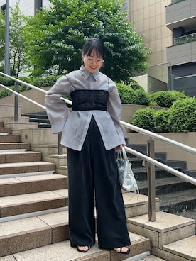 TOKUMURA_161cmさん（レディース・161cm）の夏コーディネート