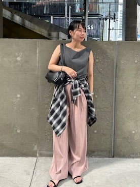 TOKUMURA_161cmさん(レディース・161cm)の夏コーディネート