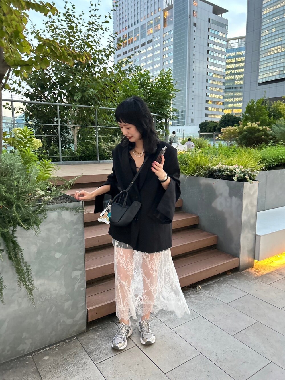 SHENERY（シーナリー）の「袖スリットダブルクロスオーバージャケット  