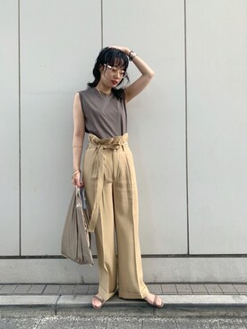 TOKUMURA_161cmさん（レディース・161cm）の夏コーディネート