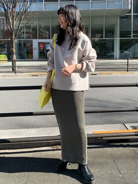 TOKUMURA_161cmさん（レディース・161cm）の冬コーディネート