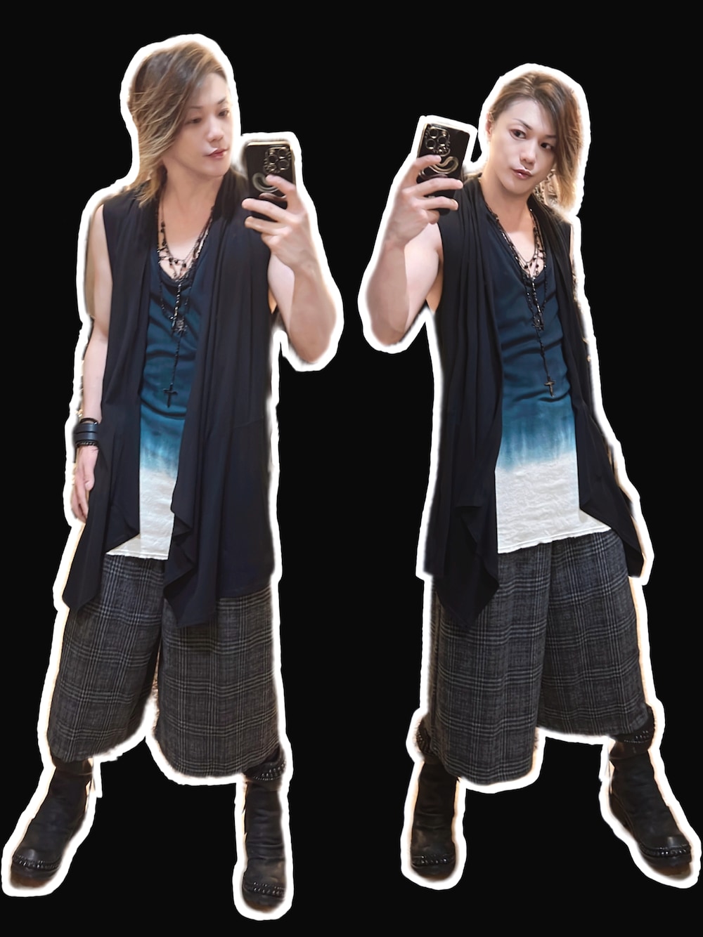 「ootd、夏、街頭穿搭、休閒、コンバース、code」｜「KMRiiのアイテム（ブーツ、ブラック系）」を使った、Z ♠️☠️さん（メンズ・170cm）の夏コーディネートの1枚目の写真