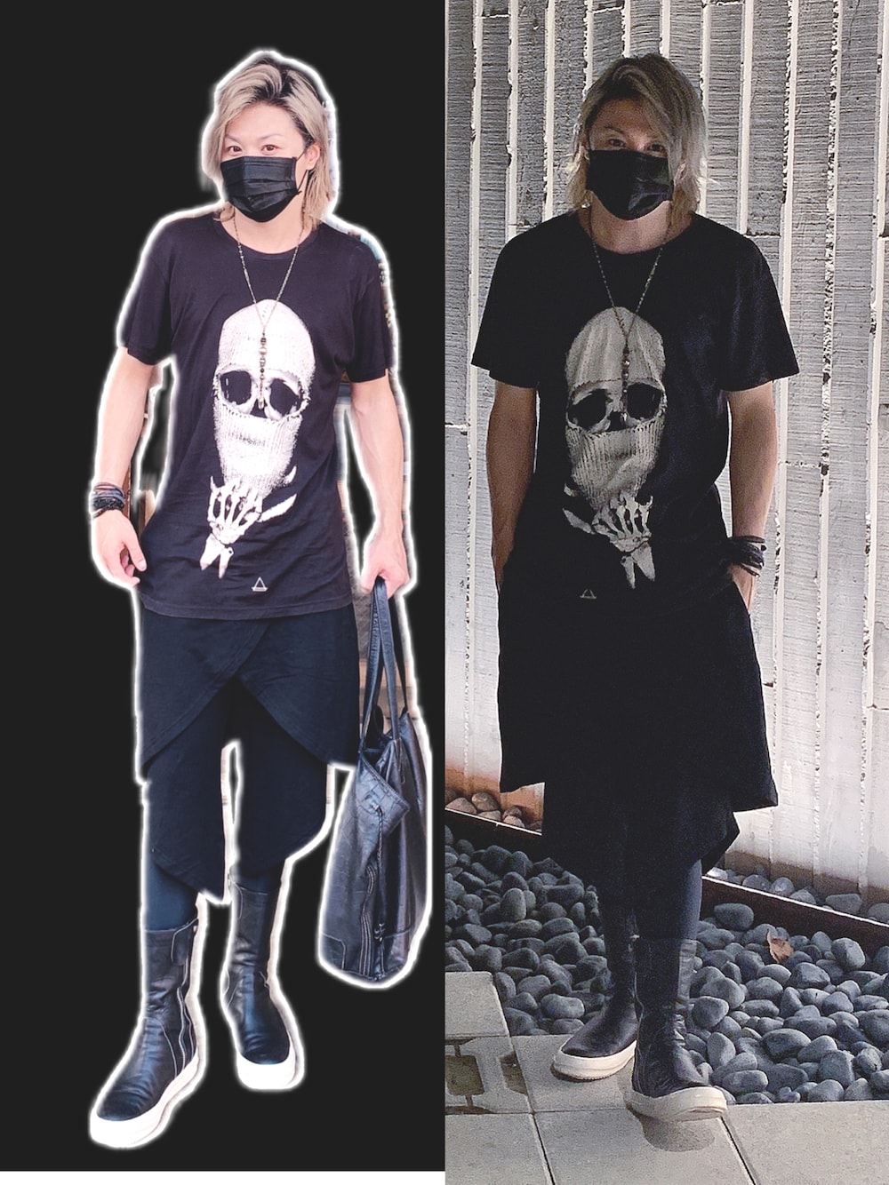 「ootd、秋のコーデ、秋コーデ」｜「gundaのgunda/ガンダ/GENOM NK/A（ネックレス、シルバー系）」を使った、Z ♠️☠️さん（メンズ・170cm）の秋コーディネートの1枚目の写真