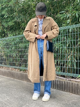 「Acne Studios（アクネストゥディオズ）のアイテム（キャップ）」を使った、  Nです。 さん（レディース・158cm）の秋コーディネート