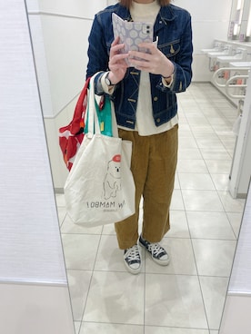 「CLASKA Gallery & Shop "DO"（クラスカ ギャラリー＆ショップ　ドー）のアイテム（バッグ）」を使った、あか＊さん（レディース・161cm）の秋コーディネート