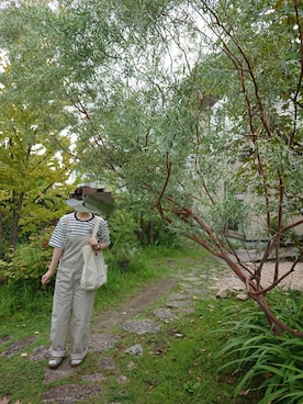 「CLASKA Gallery & Shop "DO"（クラスカ ギャラリー＆ショップ　ドー）のアイテム（バッグ）」を使った、あか＊さん（レディース・161cm）の夏コーディネート