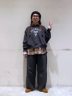 「アイテム（パンツ）」を使った、K2aさん（レディース・161cm・50代）の秋コーディネート