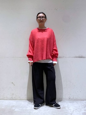 「アイテム（スウェットパンツ）」を使った、K2aさん（レディース・161cm・50代）の秋コーディネート