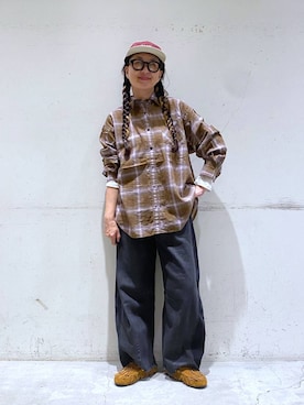 「アイテム（パンツ）」を使った、K2aさん（レディース・161cm・50代）の秋コーディネート