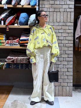 「niko and...（ニコアンド）のアイテム（バッグ）」を使った、K2aさん（レディース・161cm）の秋コーディネート