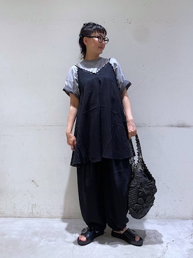 「アイテム（ワンピース）」を使った、K2aさん（レディース・161cm）の夏コーディネート